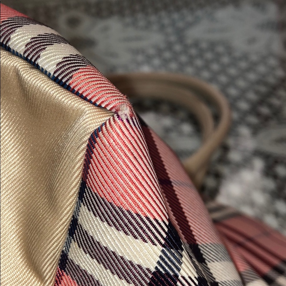 Burberry blue label nylon totes bag - Picture 6 of 8